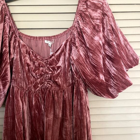 Baevely USA NWT Velvet Boho Dress Size Medium - Picture 2 of 4